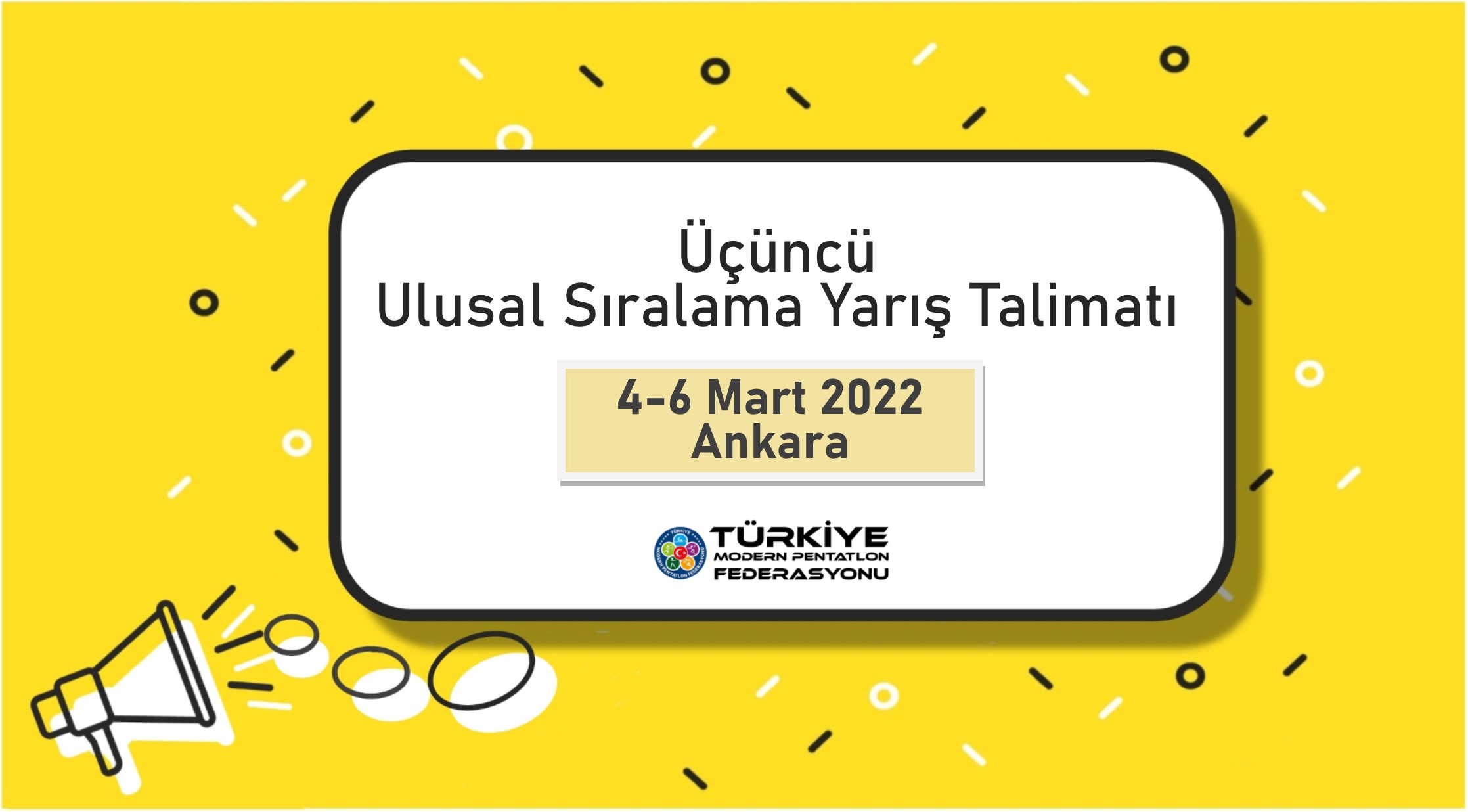 2022 MPF Ulusal Sıralama, Milli Takım Seçme ve Performans Takip Yarışları